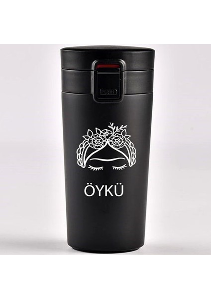 Kişiye Özel Paslanmaz Çelik 380 ml Vakumlu Frida Baskılı Termos - Isı Yalıtımlı, Sızdırmaz Kapak fiyatları
