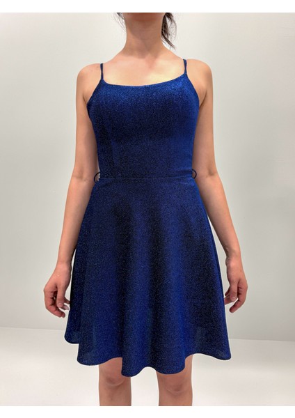 Simli Askılı Kemerli Mini Elbise fiyatları