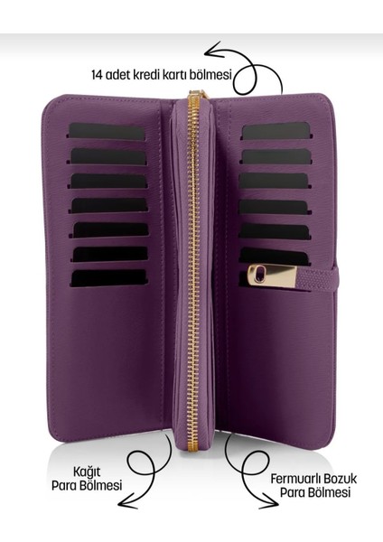 Hmx Polo Mor Kilitli Cüzdan fırsatları