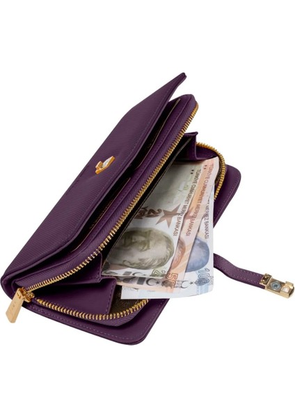 Hmx Polo Mor Kilitli Cüzdan indirimleri