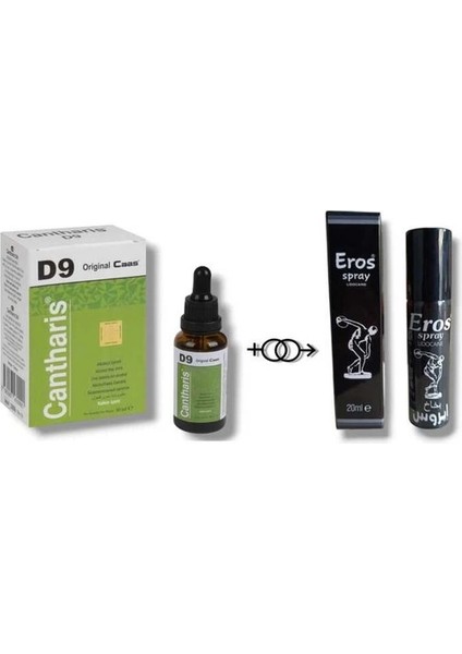 D9 Kadınlara Özel Damla + Eros Sprey