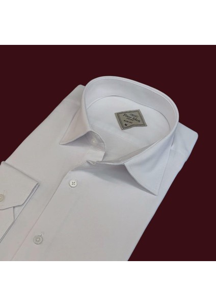 Linen Keten Klasik %100 Cotton Uzun Kollu Terletmeyen Beyaz Gömlek (Regular Kalıp) fiyatları