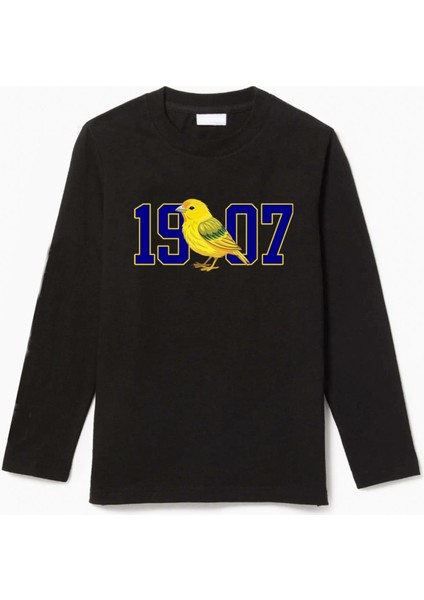 Uzun Kollu Kanarya 07 Baskılı Pamuklu Çocuk Tshirt