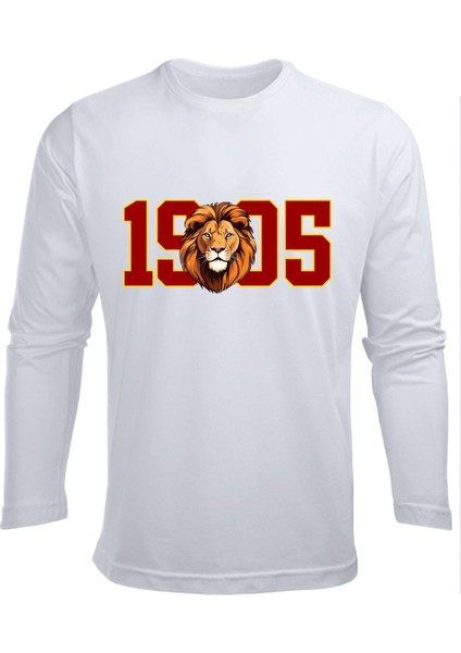 Uzun Kollu Aslan 05 Baskılı Pamuklu Çocuk Tshirt