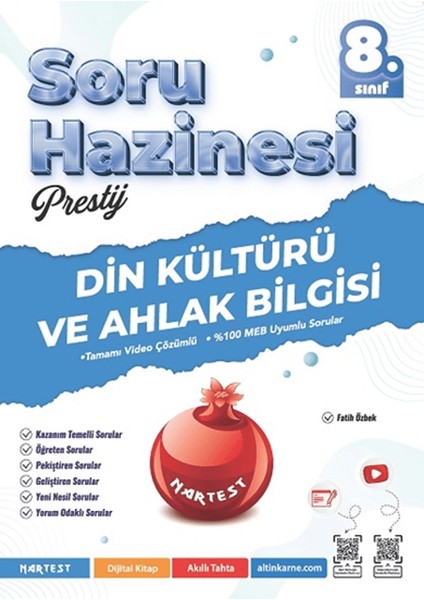 8. Sınıf Prestij Din Kültürü ve Ahlak Bilgisi Soru Hazinesi