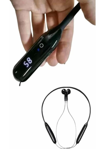 100 Saat Kablolu Boyun Askılı Dijital Göstergeli Bluetooth Kulaklık indirimleri