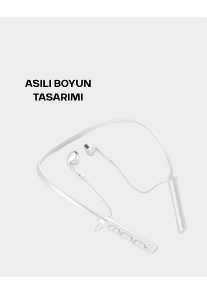 Uzun Pil Ömürlü Kablosuz Kulaklık - Boyun Askılı, 100 Saat Kullanım fiyatları