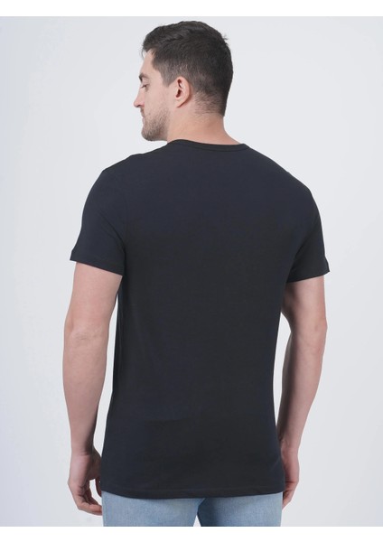 Crew Neck 3 Lü Siyah Basic Tişört indirimleri
