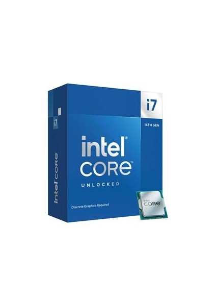 Raptor Lake Core I7 14700KF 3.4ghz 1700P 33MB Box (Fansız) (125W) Novga