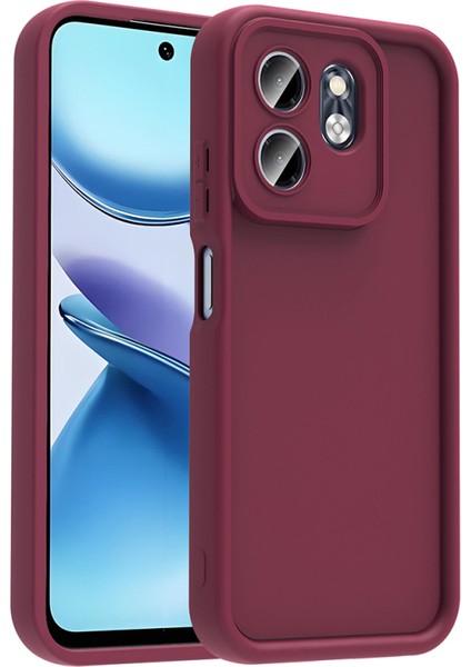 Infinix Smart 9 Kamera Korumalı ve Ergonomik Şık Ananas Silikon Kılıf