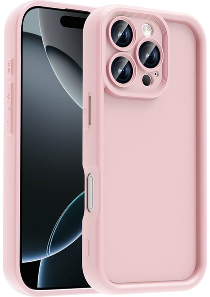 iPhone 16 Pro Max Kamera Korumalı ve Ergonomik Şık Ananas Silikon Kılıf