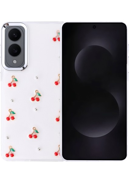 Samsung Galaxy S25 Edge Mini Figürlü ve Kamera Çerçeveli Ultra Sağlam Sararmaz Pole Premium Kapak