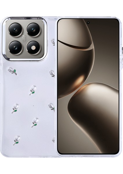 Xiaomi 14T Mini Figürlü ve Kamera Çerçeveli Ultra Sağlam Sararmaz Pole Premium Kapak