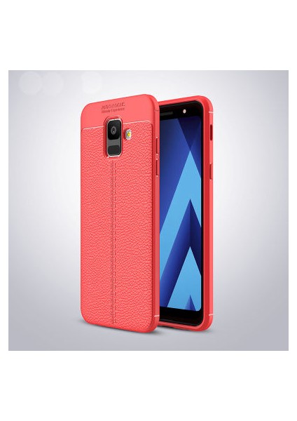 Samsung Galaxy A6 2018 Kılıf Uzun Ömürlü ve Dayanıklı Dermiq Premium Esnek Lüks Silikon Kapak