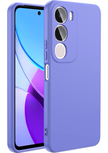 Vivo Y19S Içi Kadife Dolgulu Şık Candy Lansman Silikon Kılıf