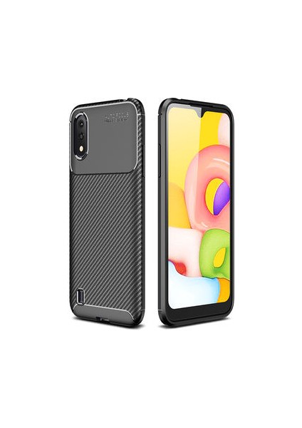 Samsung Galaxy A01 Uyumlu Şık Vesperia Premium Silikon Kapak