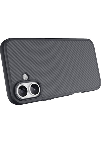 iPhone 16 Plus Kılıf Karbon Görünümlü ve Magsafe Özellikli Fibrora Premium Elite Case Kapak fiyatları