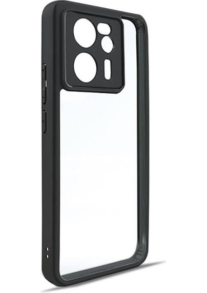 Xiaomi Mi 13T Pro Kılıf Arkası Şeffaf Kenarları Renkli Rascoln Premium Tpu Silikon Kapak