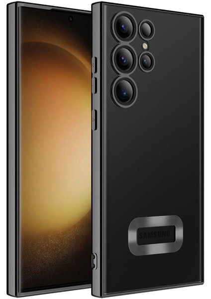 Samsung Galaxy S23 Ultra Kılıf Köşeleri Parlak Renkli ve Logo Detaylı Chorma Premium Silikon Kapak