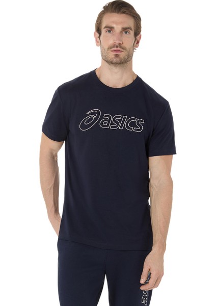 Asics Logo Ss Tee Erkek Lacivert 2031E188-428