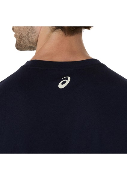 Asics Logo Ss Tee Erkek Lacivert 2031E188-428 indirimleri