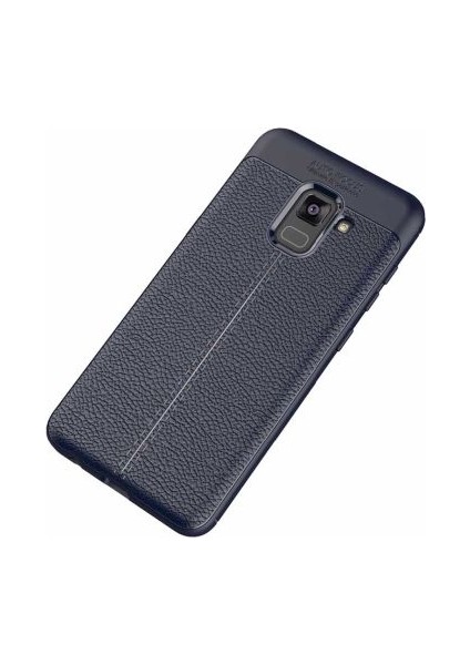 Samsung Galaxy A8 Plus 2018 Kılıf Uzun Ömürlü ve Dayanıklı Dermiq Premium Esnek Lüks Silikon Kapak