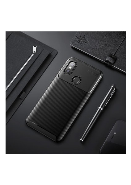 Redmi Note 6 Pro Uyumlu Şık Vesperia Premium Silikon Kapak