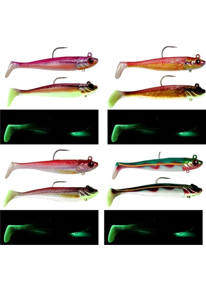 Deep Fake Silikon Balık 200GR 18.5cm Combo (2+1) Pink Uv fiyatları