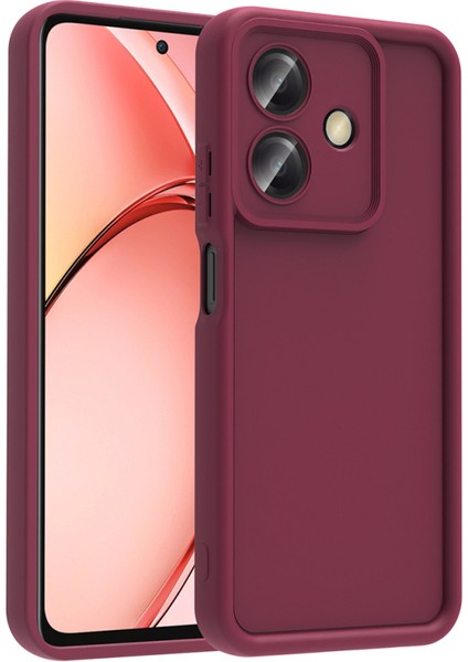 Oppo A3 Kamera Korumalı ve Ergonomik Şık Ananas Silikon Kılıf