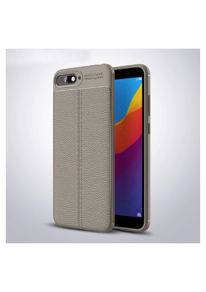 Huawei Y6 2018 Kılıf Uzun Ömürlü ve Dayanıklı Dermiq Premium Esnek Lüks Silikon Kapak