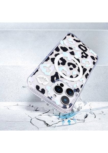 iPhone 14 Pro Max Kılıf Magsafeli ve Karışık Desenli Awken Premium Sert Tpu Silikon Kapak fırsatları