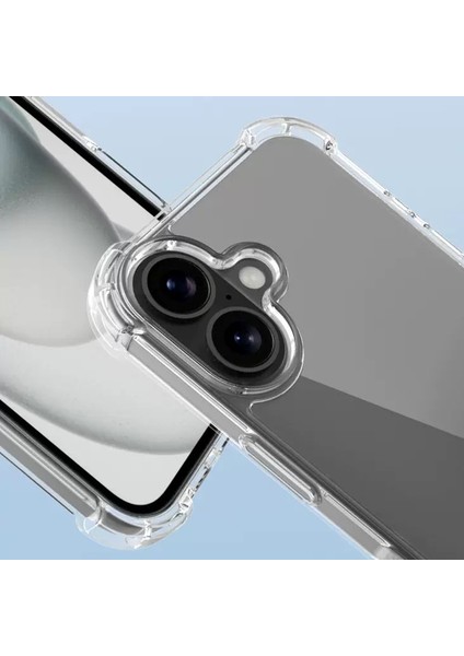 iPhone 16 Plus Kılıf Köşe Korumalı Şeffaf Jelly Premium Silikon Kapak fırsatları