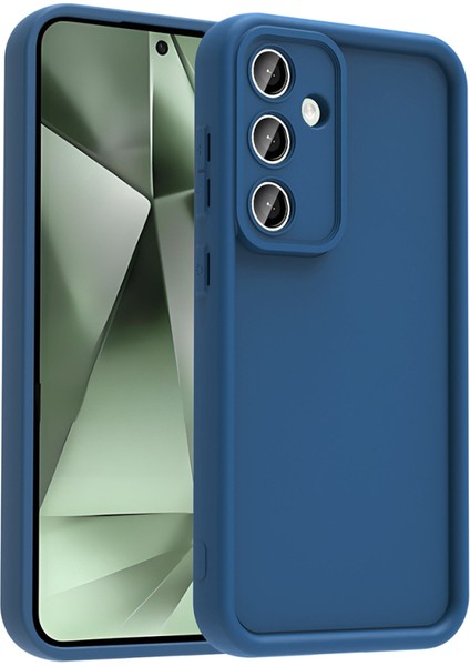 Galaxy S24 Fe Kamera Korumalı ve Ergonomik Şık Ananas Silikon Kılıf