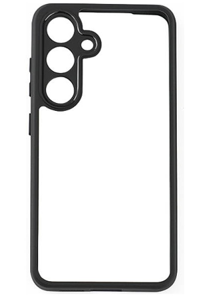 Samsung Galaxy S24 Plus Kılıf Arkası Şeffaf Kenarları Renkli Rascoln Premium Tpu Silikon Kapak