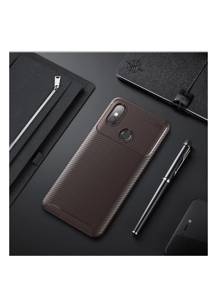 Redmi Note 6 Pro Uyumlu Şık Vesperia Premium Silikon Kapak