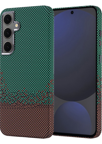 Galaxy S24 Fe Kılıf Ultra Ince Karbon Tasarımlı ve Magsafeli Cabix Premium Kapak