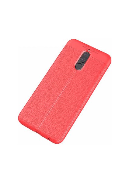 Huawei Mate 10 Lite Kılıf Deri Görünümlü Deriko Premium Silikon Kapak