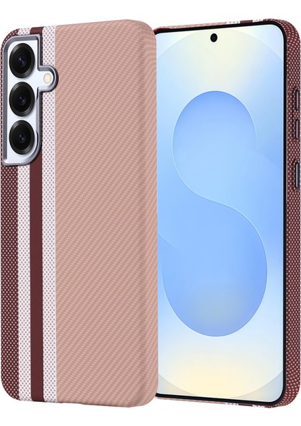 Galaxy S25 Plus Kılıf Karbon Fiber Desenli Magsafe Şarj Özellikli Ultra Ince Nekst Premium Kapak