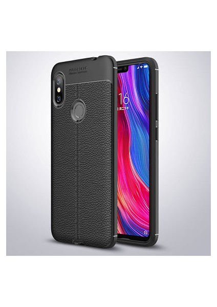 Redmi Note 6 Pro Kılıf Uzun Ömürlü ve Dayanıklı Dermiq Premium Esnek Lüks Silikon Kapak
