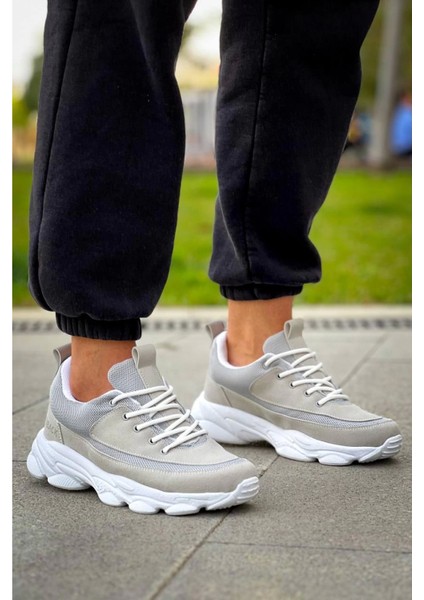 Yüksek Taban Bağcıklı Günlük Erkek Ayakkabı