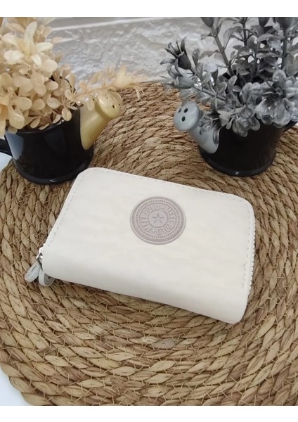 Krinkıl Kumaş Krem Küçük Boy Çift Gözlü El Çanta ve Cüzdan fiyatları