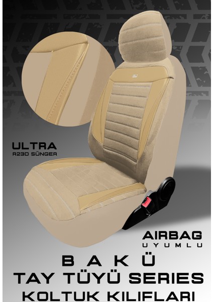 Geely Emgrand Ec7 2010–2016 Bakü Natura Serisi Raşel Bej Koltuk Kılıfı fiyatları