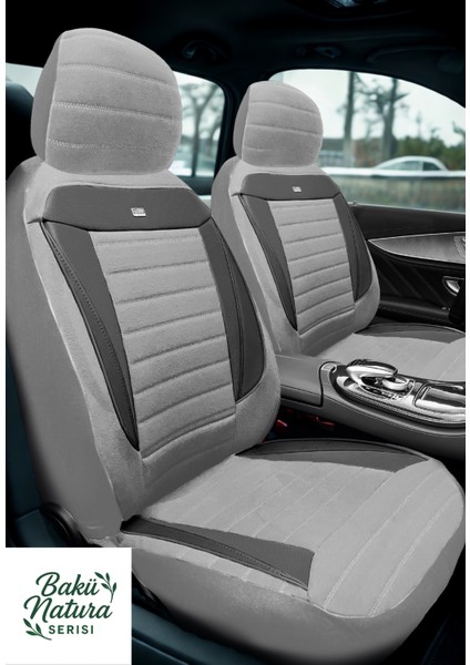 Skoda Octavia (2004 Öncesi) 1996–2004 Bakü Natura Serisi Raşel Gri Koltuk Kılıfı