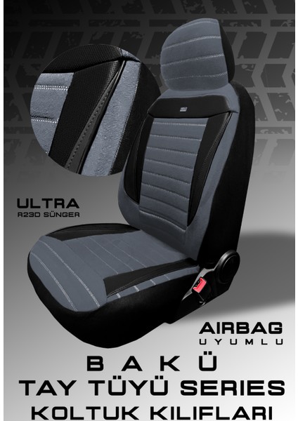 Alfa Romeo 33 Giardinetta 1983–1995 Bakü Natura Serisi Raşel Füme Siyah Koltuk Kılıfı fiyatları