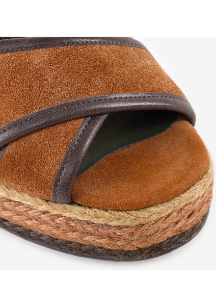 Özel Jüt Boyama Platform Topuklu Sandalet fiyatları