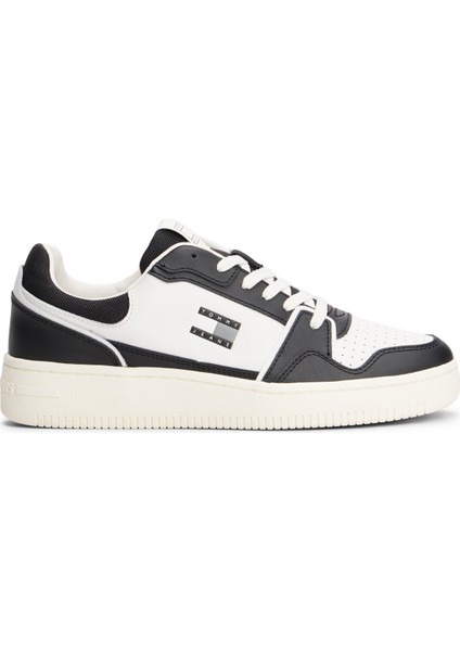 Siyah - Beyaz Erkek Sneaker Tjm Retro Basket