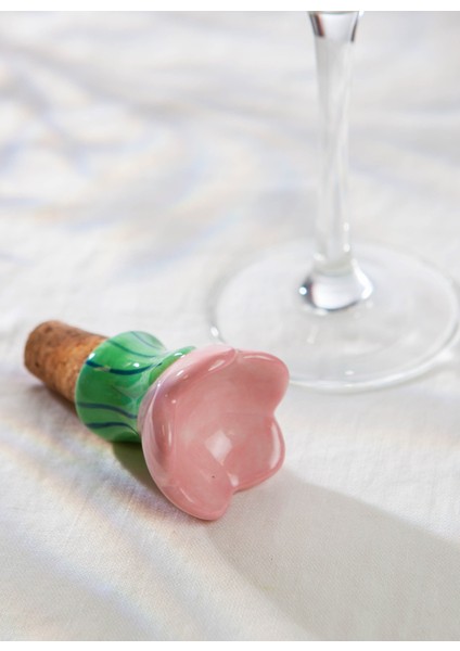 Çok Renkli Servis Gereçleri Doıy Bloom Çiçek Şişe Açacağı fırsatları