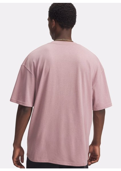 6005668-673-UA Hwt Woven Label Ss Pembe Bisiklet Yaka Normal Baskılı Erkek T-Shirt fiyatları