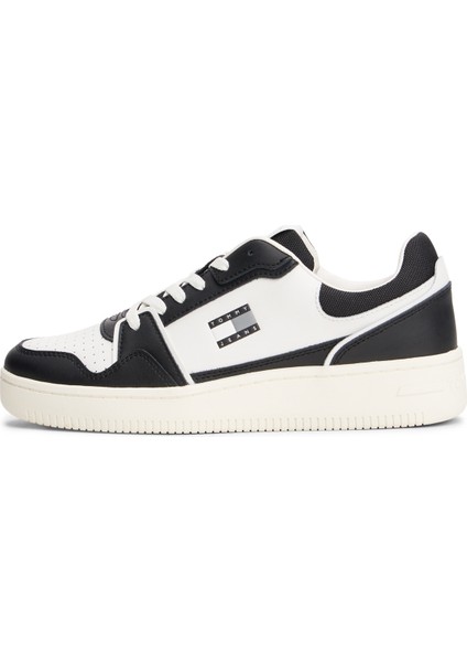 Siyah - Beyaz Erkek Sneaker Tjm Retro Basket modelleri