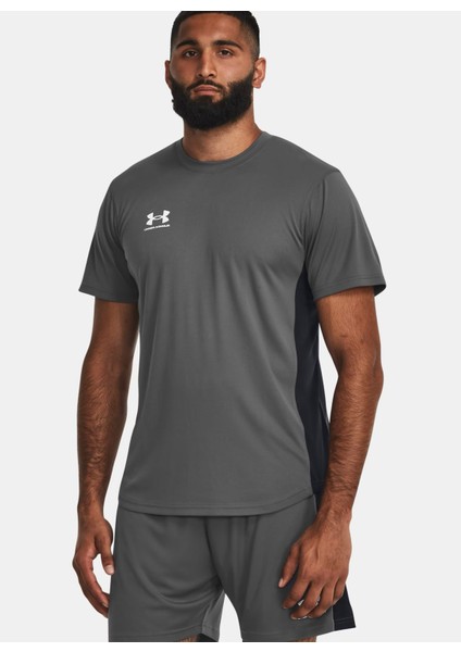 1379589-025-UA M's Ch. Train Ss Gri Bisiklet Yaka Normal Düz Erkek T-Shirt